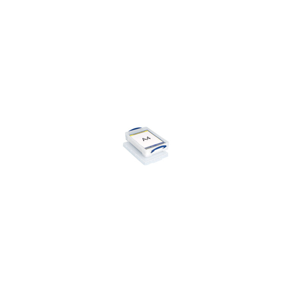 Really Useful Clear Plastic Storage Box 4 Litre
