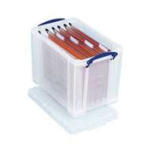 Really Useful Clear Plastic Storage Box 19 Litre