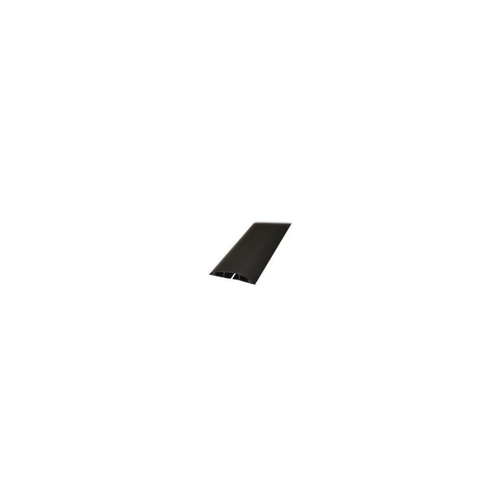 D-Line Black Light Duty Floor Cable Cover 60mmx1.8m Long CC-1 DL64476 - Image 4
