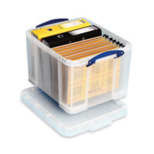 Really Useful Really Useful Clear Plastic Storage Box 35 Litre