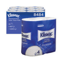 Kleenex QUILTED TOL ROLL 4 PLY 8484 PK24