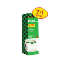 Scotch Magic Tape Tower Invisible Adhesive Tape 19mm x 33m Pack of 8 Rolls