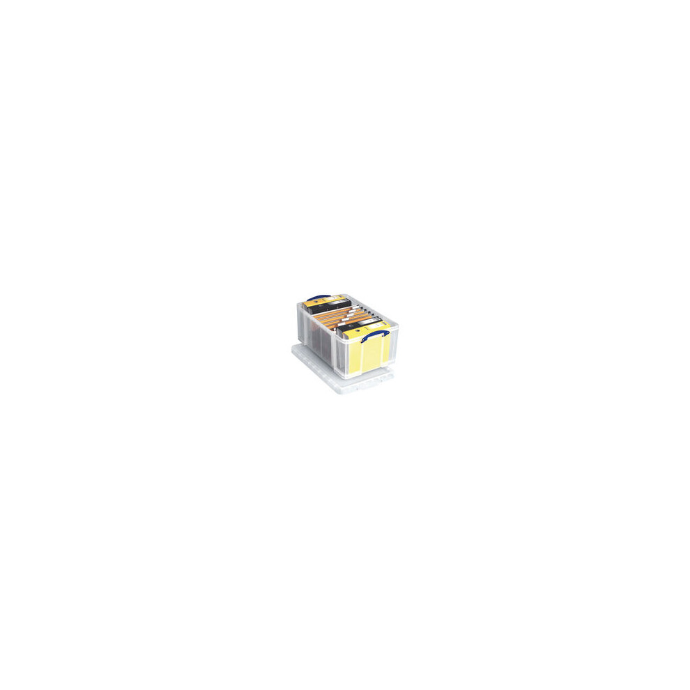 Really Useful Clear Plastic Storage Box 64 Litre