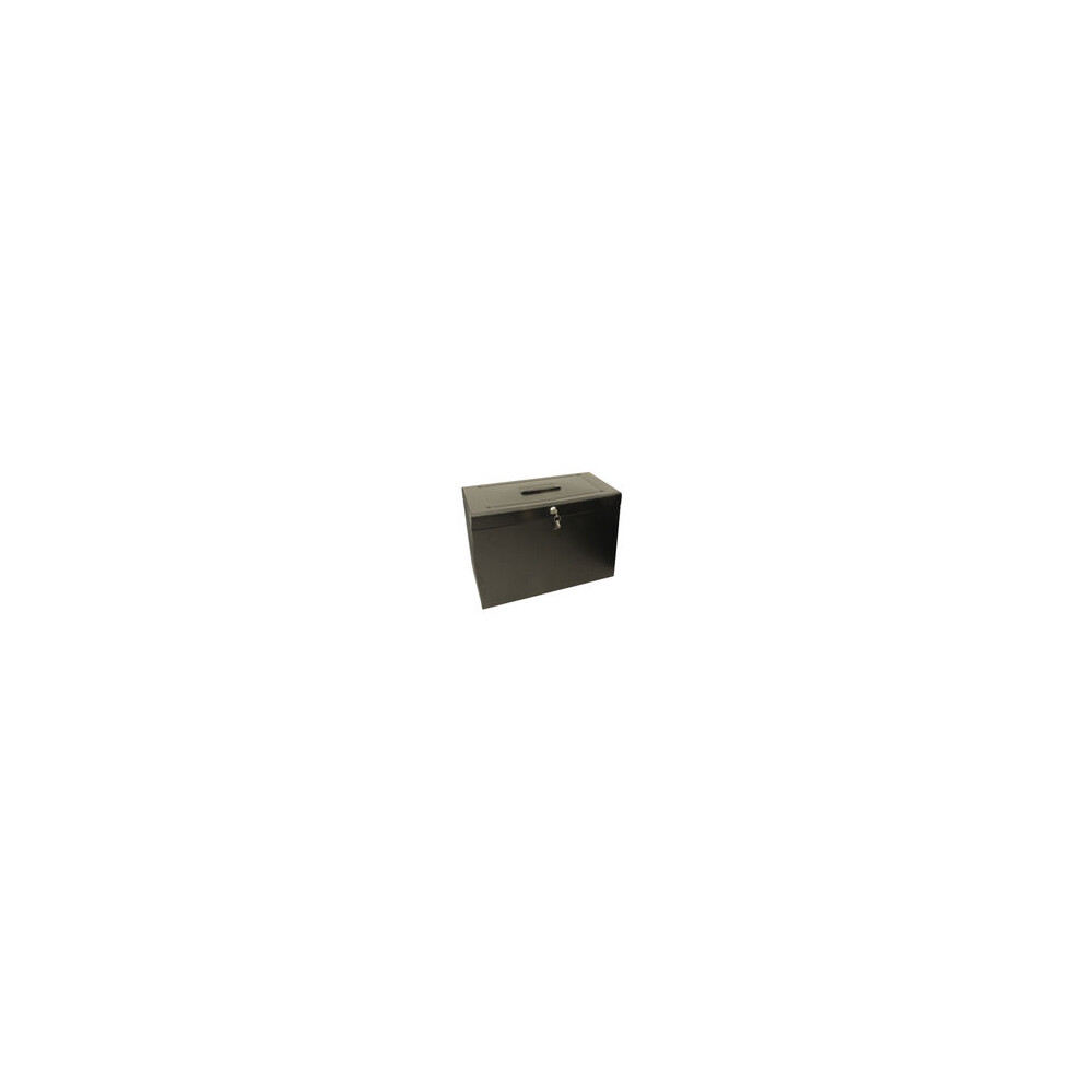 Metal home file foolscap (black)