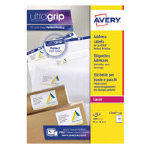 Avery L7163-100 White addressing label