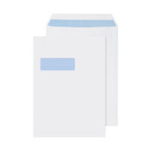 Q-CONNECT Q CONN ENV S/S C4 WDW 90G WHITE PK250