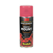 3M Photo Mount Adhesive 400ml Clear pH Neutral Non-Staining And UV Resistant