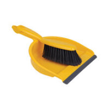 Robert Scott Yellow Dustpan & Soft Brush - 1x