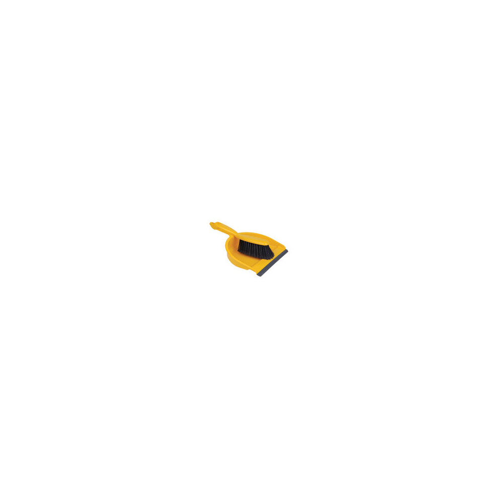 Robert Scott Dustpan & Soft Brush - 1X Yellow