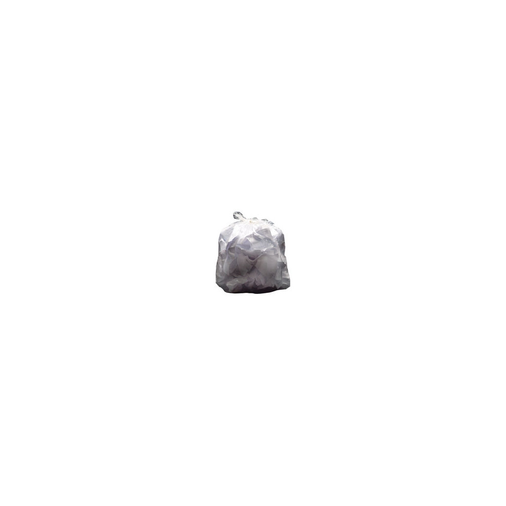 2Work Kf73377 Duty Refuse Sack, Clear, Pack Of 200 Light