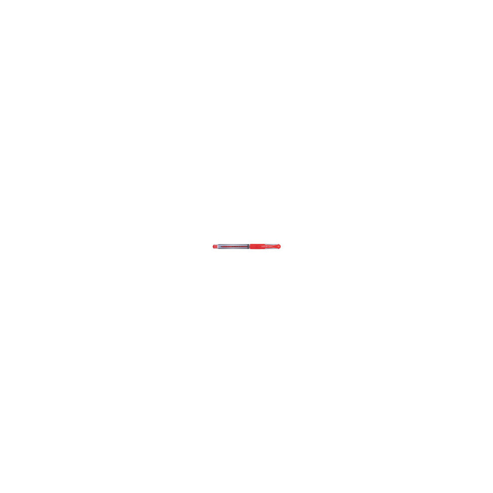 Uni-Ball Um151s Signo Gel Rollerball Comfort Grip 0.7Mm Tip 0.5Mm Line Red Ref 751107000 [Pack 12]