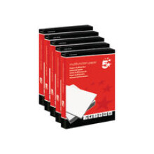 5 Star Office Copier Paper 75gsm A4 White (Pack of 2500) FS00345