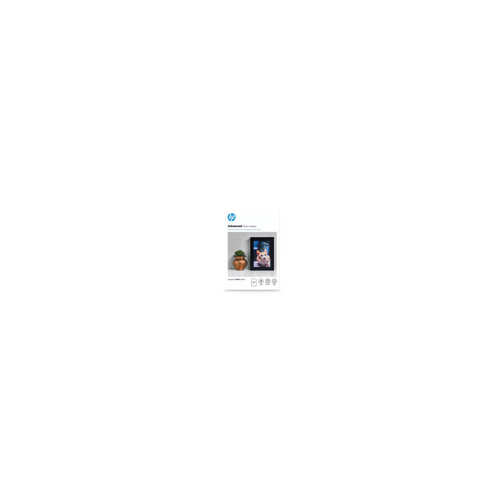 HP Advanced Glossy Photo Paper-25 sht/10 x 15 cm borderless