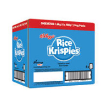 Kellogg's Rice Krispies Bag Pack 4 x 400g (1.6kg) (4x400g)