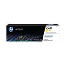 HP 203X originele grote capaciteit gele tonercartridge voor HP Color LaserJet Pro M254/M280/M281