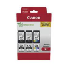 Pack mit 3 XL-Tintenpatronen CANON PG-575XLx2/CL-576XL - Multipack Farben
