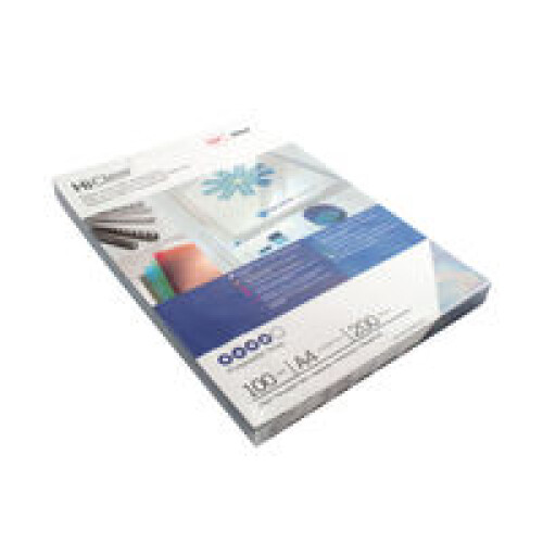GBC HiClear Binding Covers A4 PVC 200 Micron Super Clear (100)