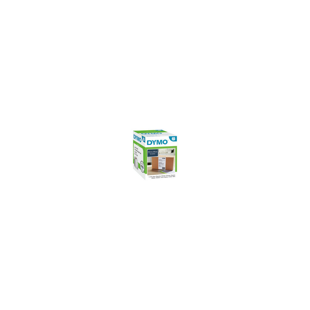 DYMO Authentic Self Adhesive LW Lever Arch File 220 EasyPeel Labels, 104mmx159mm