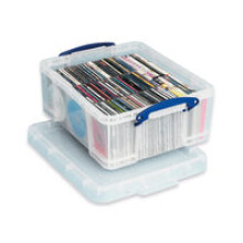 Really Useful Clear Plastic Storage Box 18 Litre