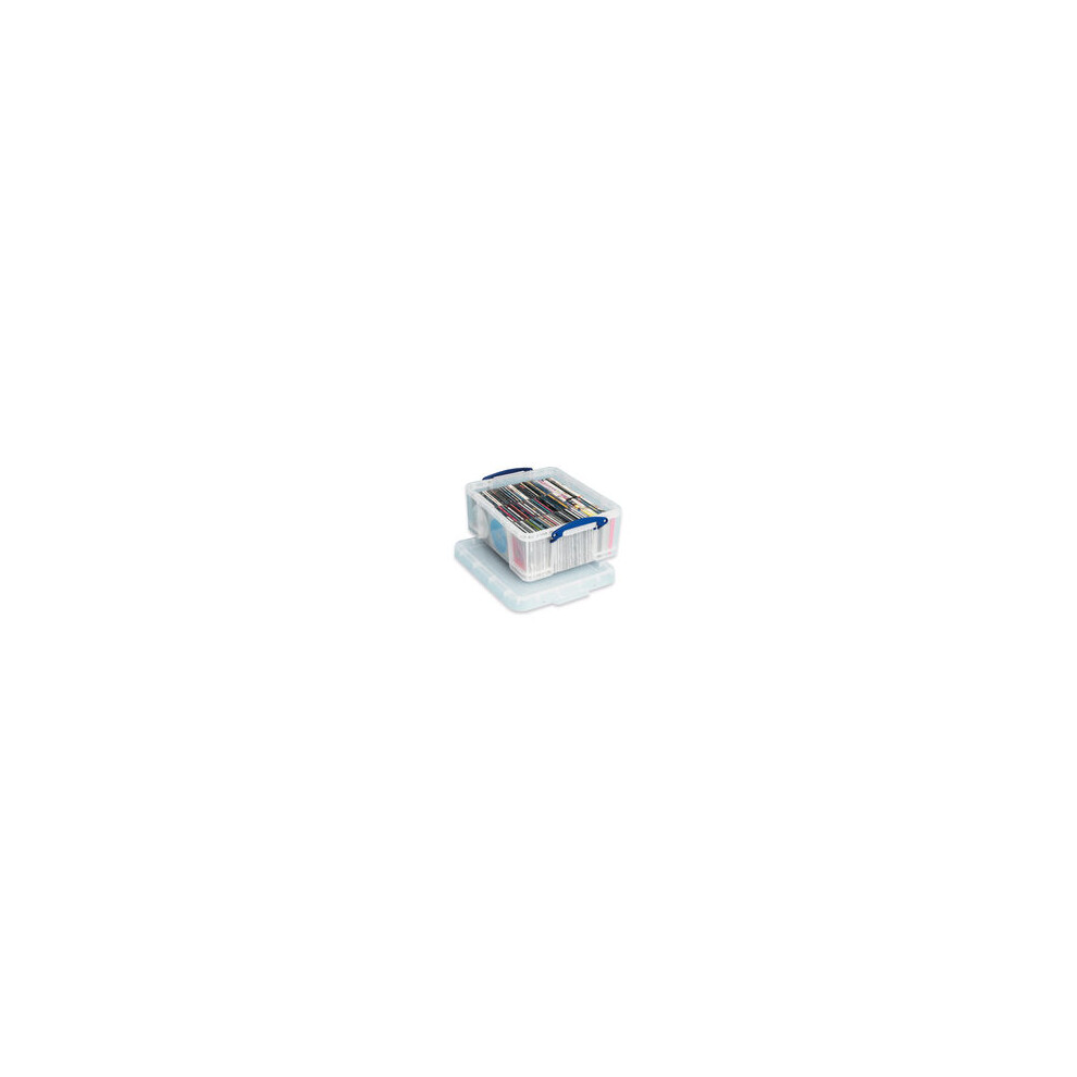 Really Useful Clear Plastic Storage Box 18 Litre