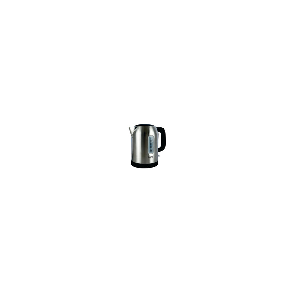 Igenix IGK01022SS Cordless Electric Jug Kettle, 2200 Watt Rapid Boil, Stainless Steel