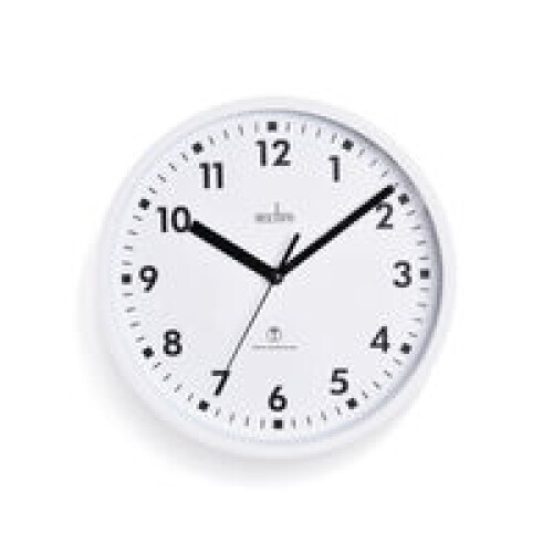 Acctim Acctim Nardo 20cm Radio Controlled White Wall Clock 74662