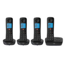BT Essential Quad Dect Call Blocker Telephone with Answer Machine
