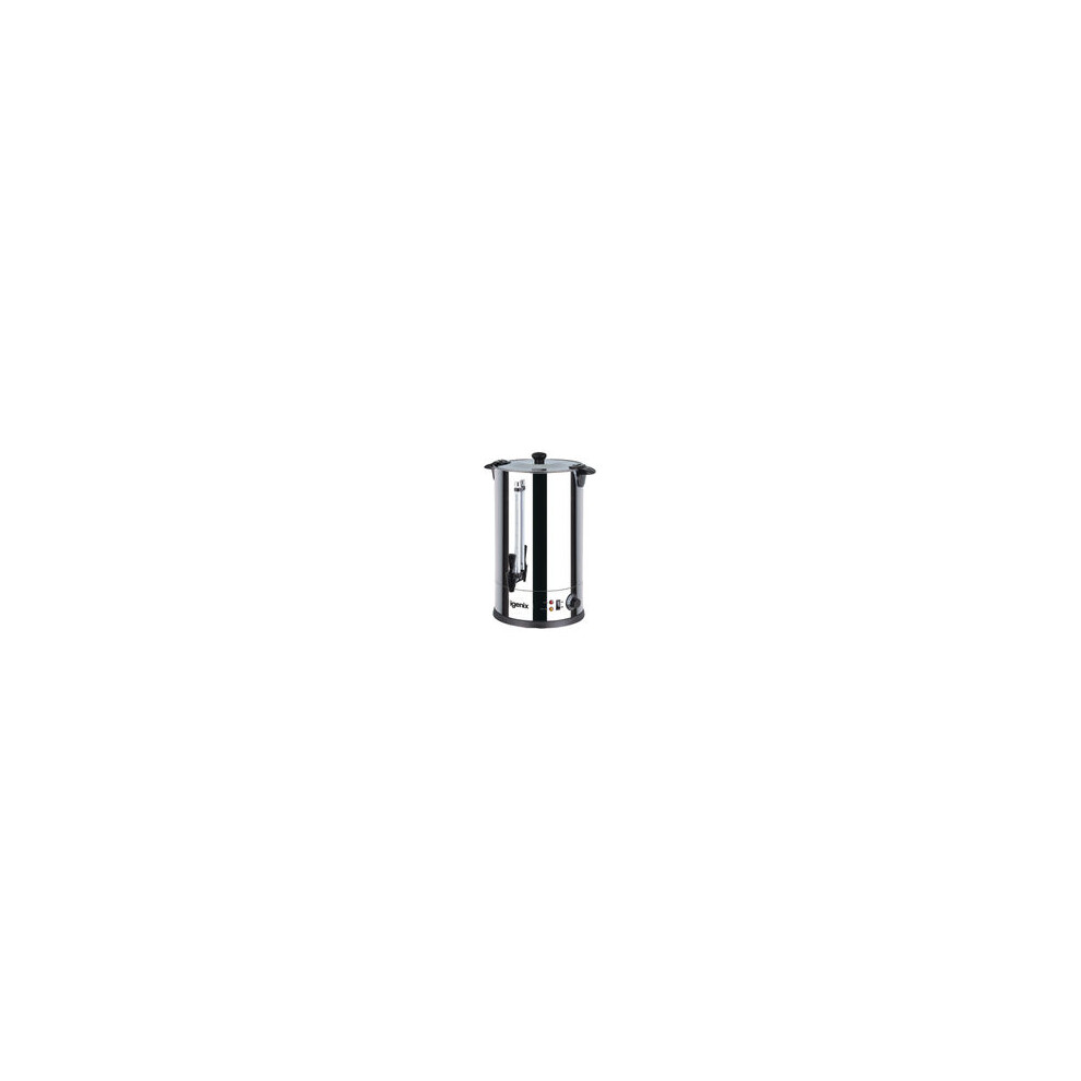 Igenix IG4015 Catering Urn, Hot Water Boiler, Tea Urn for Home Brewing, Commercial or Office Use, 15 Litre, Stainless Steel