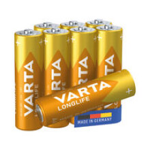 Varta Longlife Alkaline Batteries AA LR06 x 8