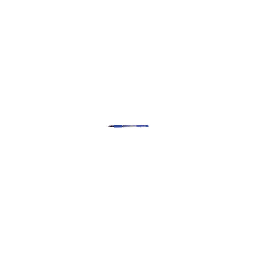 Uni-Ball Um151s Signo Gel Rollerball Comfort Grip 0.7Mm Tip 0.5Mm Line Blue Ref 751099000 [Pack 12]