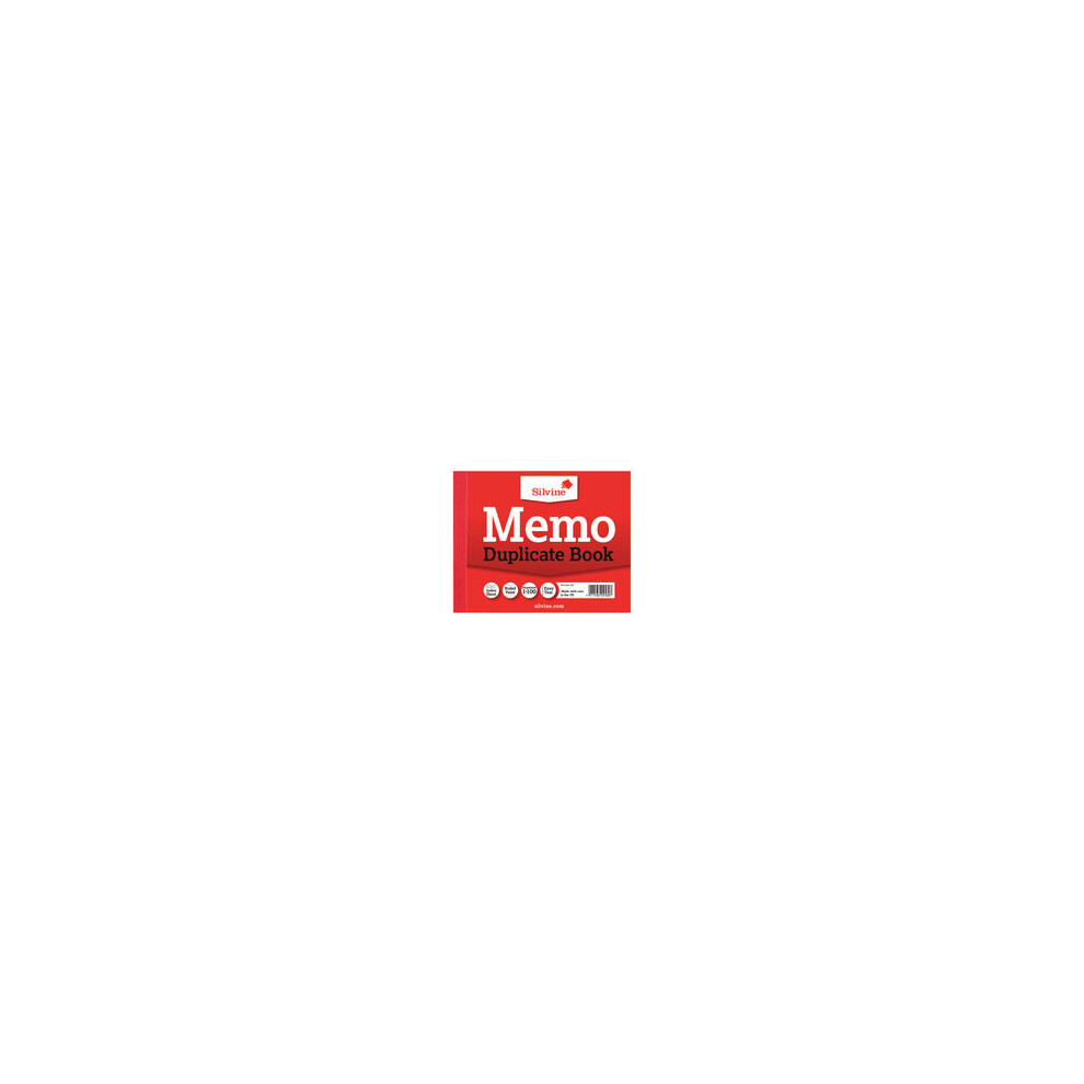Silvine Duplicate Memo Book 102x127mm (12 Pack) 603