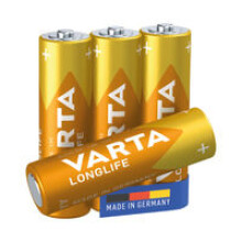 VARTA Longlife Alkaline AA Batterie LR06, 4er-Pack