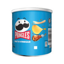 Pringles Salt & Vinegar Crisps - 12x40g
