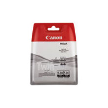 Pack mit 2 schwarzen Tintenpatronen - CANON - PGI-520