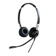 Jabra Biz 2400 II QD Duo NC Binaural Head-band Black, Silver headset