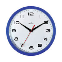 Acctim 92/308 Aylesbury Wall Clock, Blue