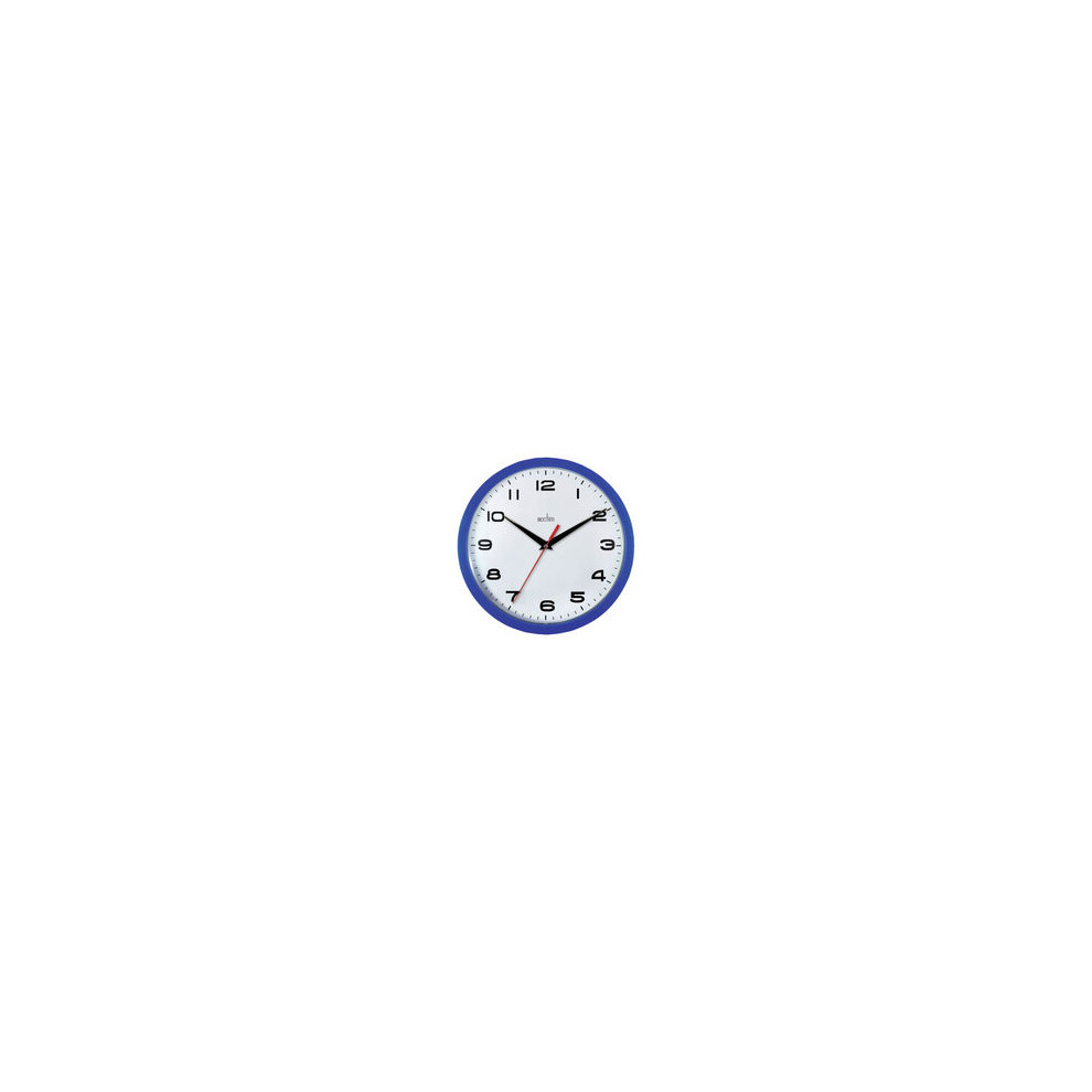 Acctim 92/308 Aylesbury Wall Clock, Blue