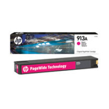 HP 913A Cartouche d'encre magenta PageWide authentique (F6T78AE) pour HP PageWide 377/452/477