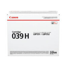 Cartuccia toner CANON 039H Nero Laser Resa Elevata 25000 Pagine