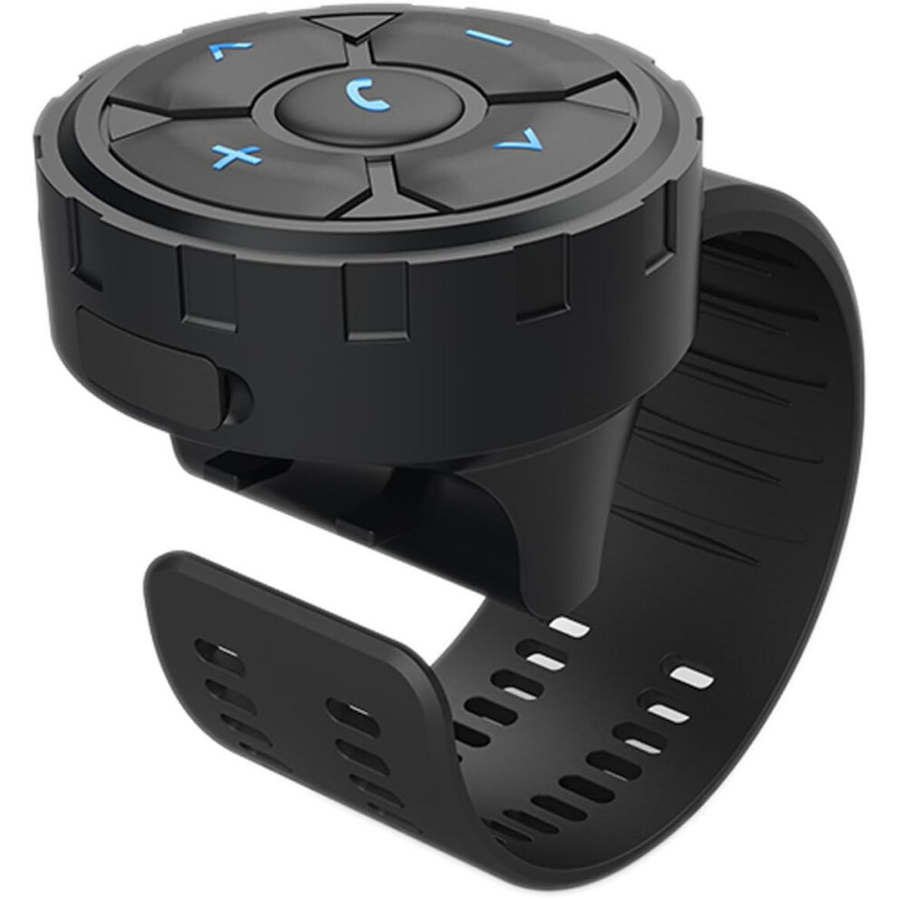 Universal Media Button Remote Control Wireless Car Steering Wheel Bluetooth Remote Control Waterproof Ip67 Black 749691198541