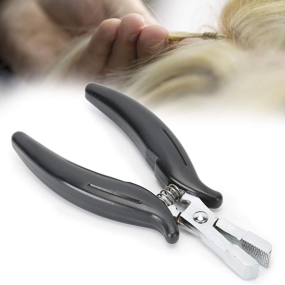 Unisex Black Extensions Tape Sealing Pliers Hair Extension Pliers For Micro Rings Beads Professional Hair Extension Tool