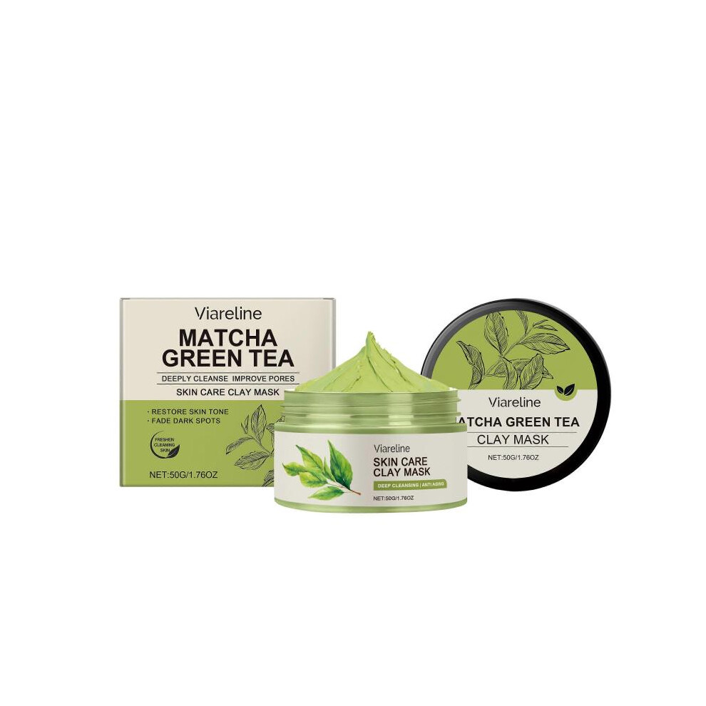 Green Tea Cleansing Mud Mask Gentle Cleansing Moisturizing Skin Applicable Mask