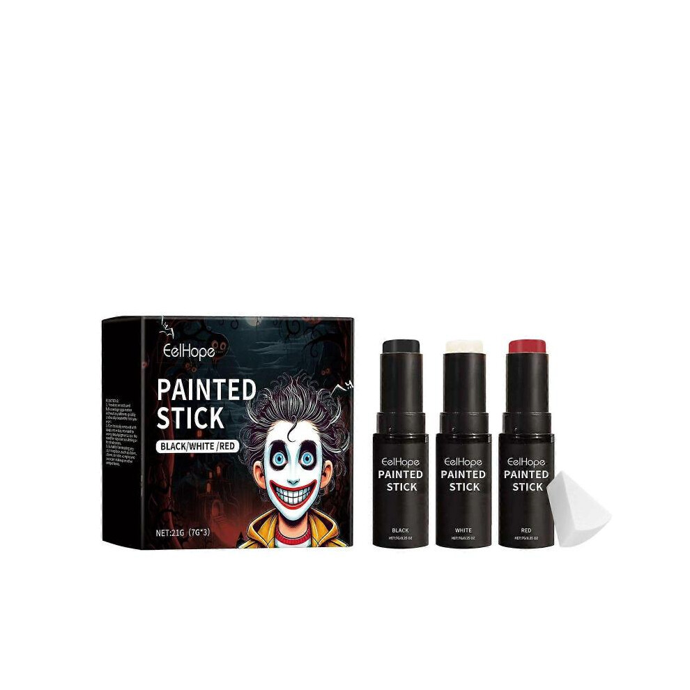 Halloween body painting stick set full coverage painted foundation makeup clown painting