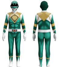 (Green,170)Power Rangers kostuum kinderen volwassene cosplay feestjurk jumpsuit