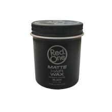 Redone matte haarwas zwart 100 ml | Maximale controle | Flexibele grip en textuurinzetstukken | Matte look | Waxen van vrouwen en mannen | Ultra