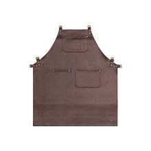 Barber Loco Brown Leather PU Apron