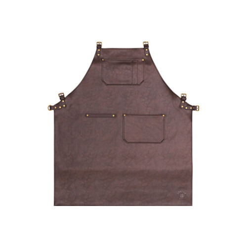 Barber Loco Brown Leather PU Apron