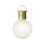 Hanging Solar Light Bulb Lantern Clear Garden Solar Warm White LEDs 2