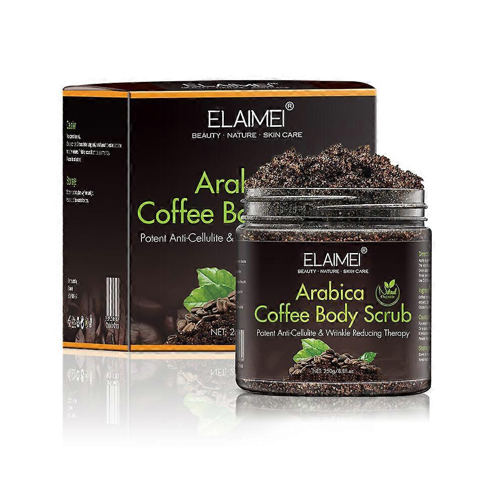 Arabica Coffee Body Scrub, All Natural Exfoliating Body Scrub for Skin Care, Body Scrub Exfoliator for Dead Skin