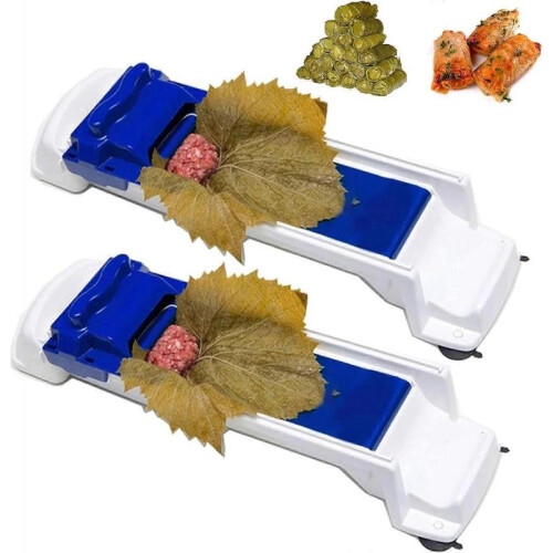(2pcs) Grape Leaves Roller Machine, Vegetable Meat Rolling Tool, Magic Sushi Roll Maker DIY Rolling Tool for Stuffed Grape & Cabbage Leaves